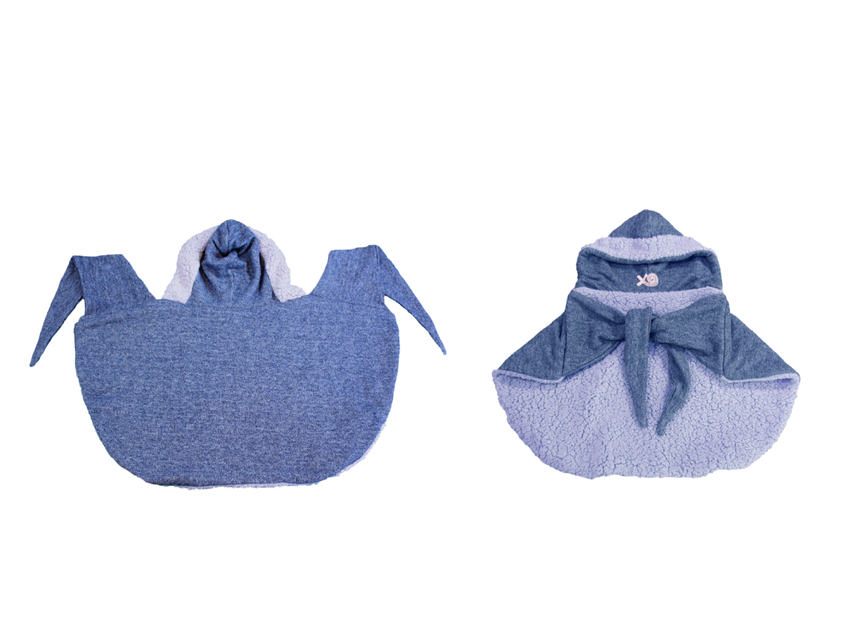 ニット面を外側に着用時・グレージュ