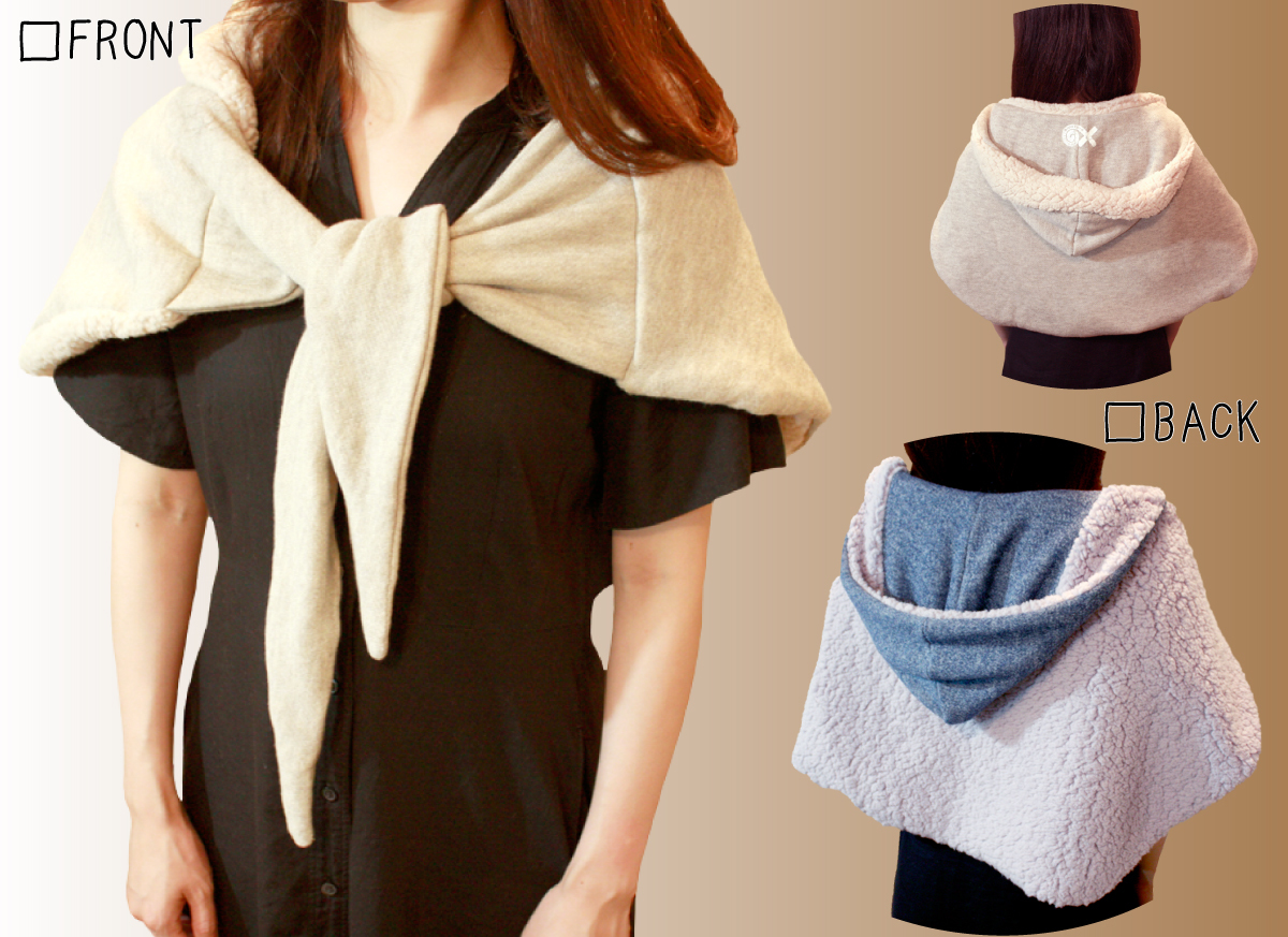 肩掛けとして着用