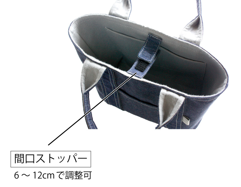 ハンディートート開口部２