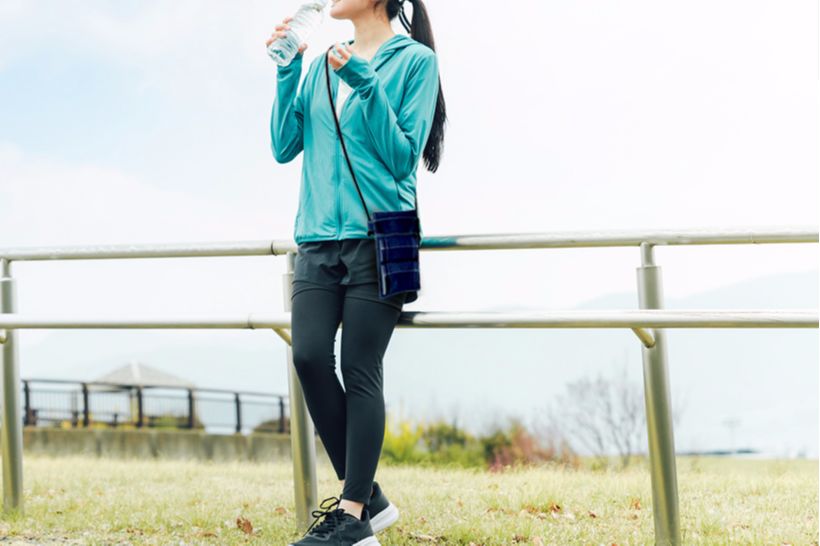 手造りショルダースリムポーチ