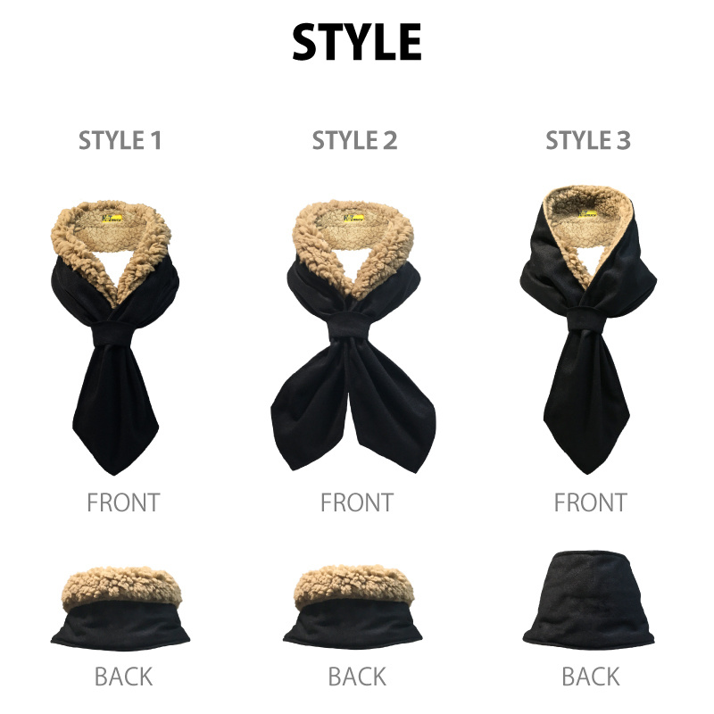 首巻きの着用スタイル